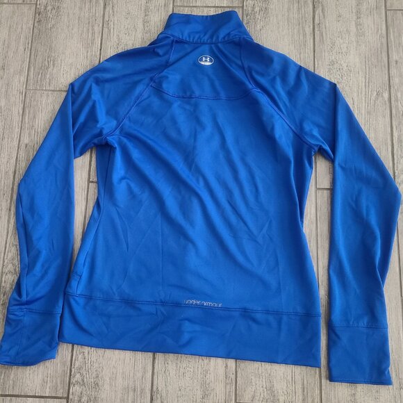 Activewear Under Armour AllSeasonGear Full Zip Jacket royal blue womens medium - Picture 9 of 9